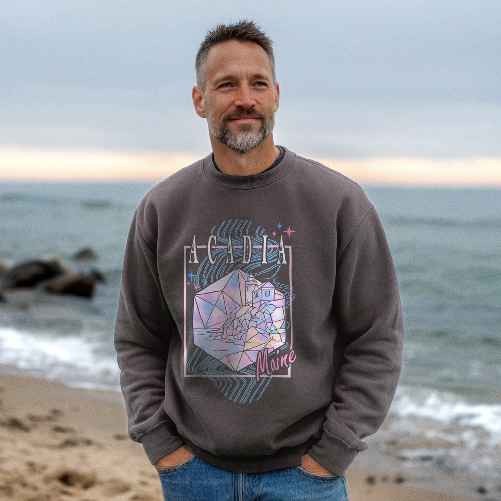 Acadia Retro 80's Crewneck Sweatshirt