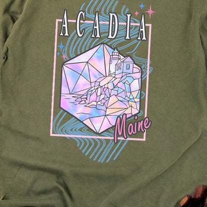 Acadia Retro 80's Premium Long Sleeve