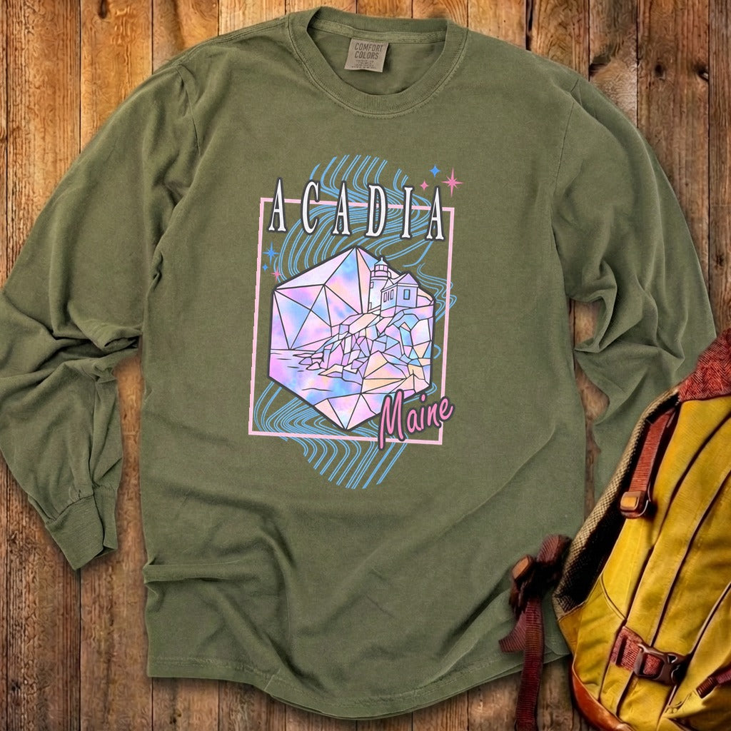 Acadia Retro 80's Premium Long Sleeve