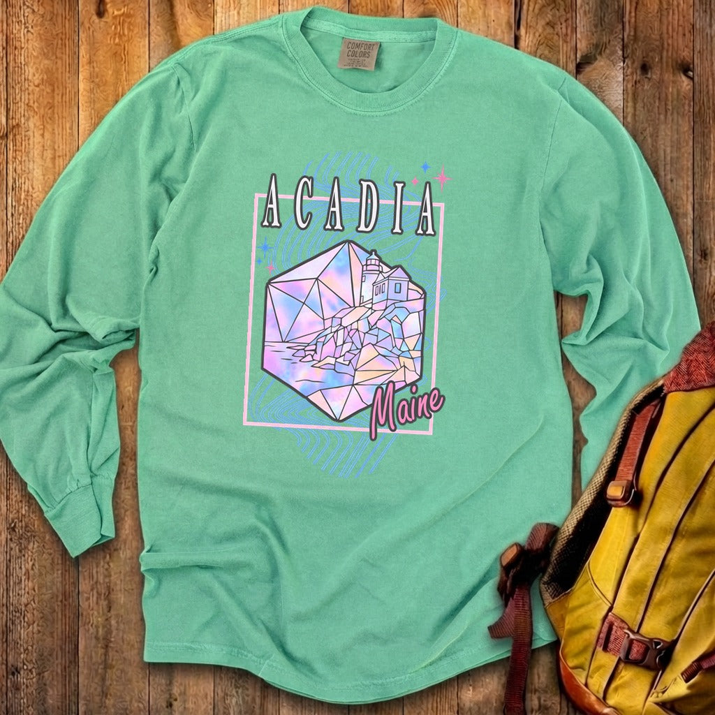 Acadia Retro 80's Premium Long Sleeve