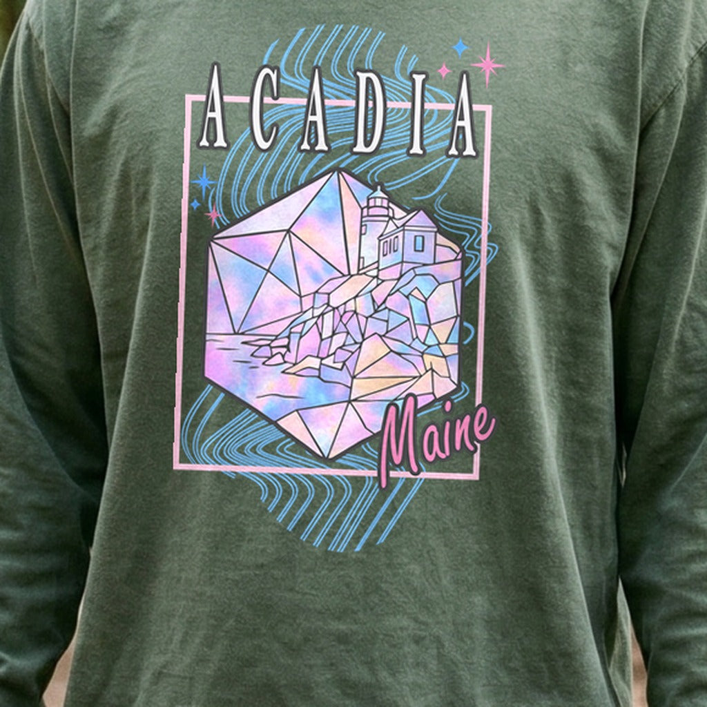 Acadia Retro 80's Premium Long Sleeve