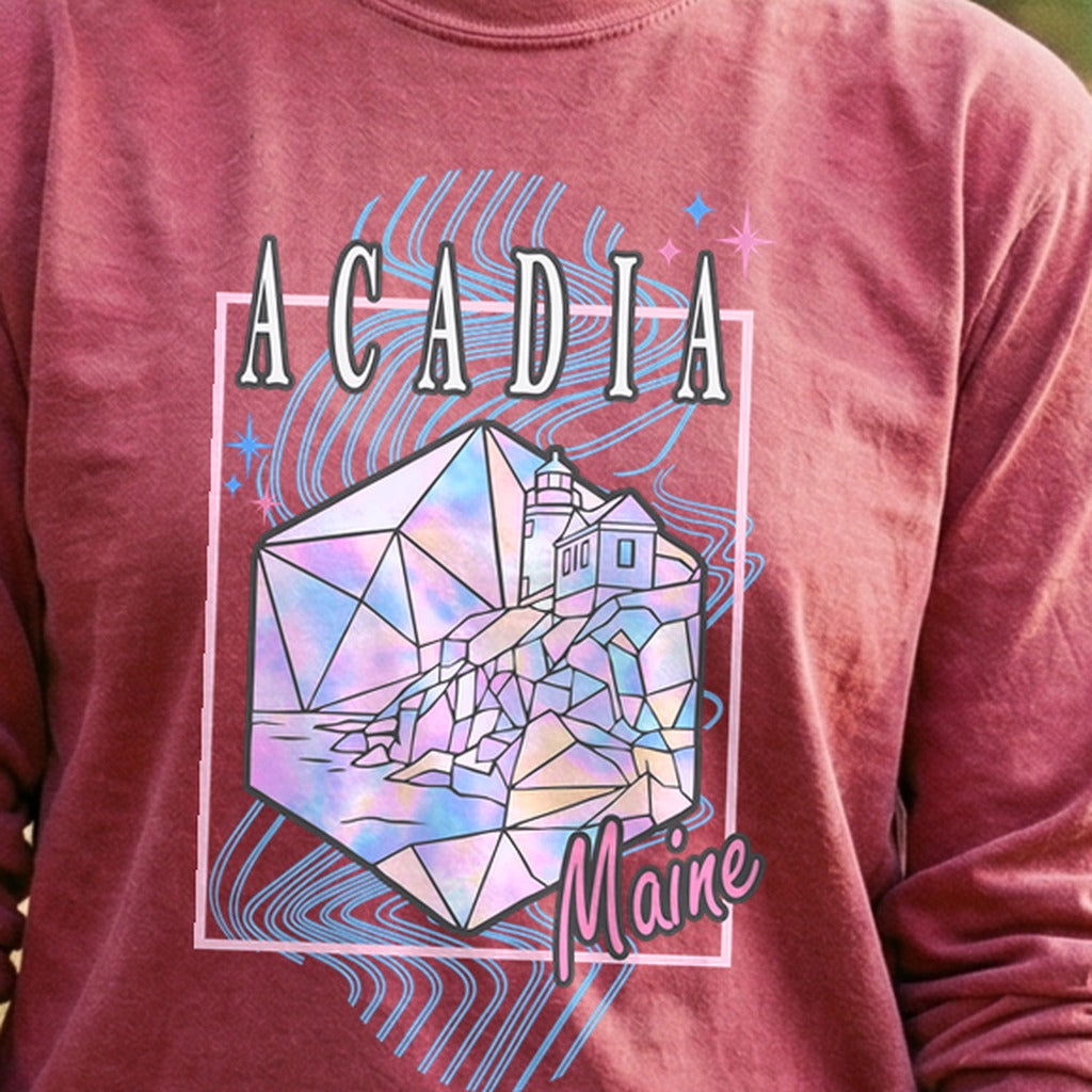 Acadia Retro 80's Premium Long Sleeve