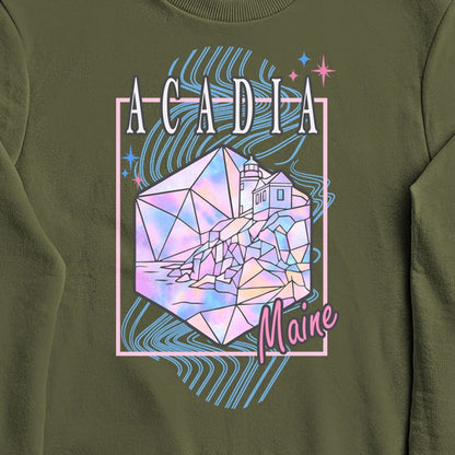Acadia Retro 80's Crewneck Sweatshirt