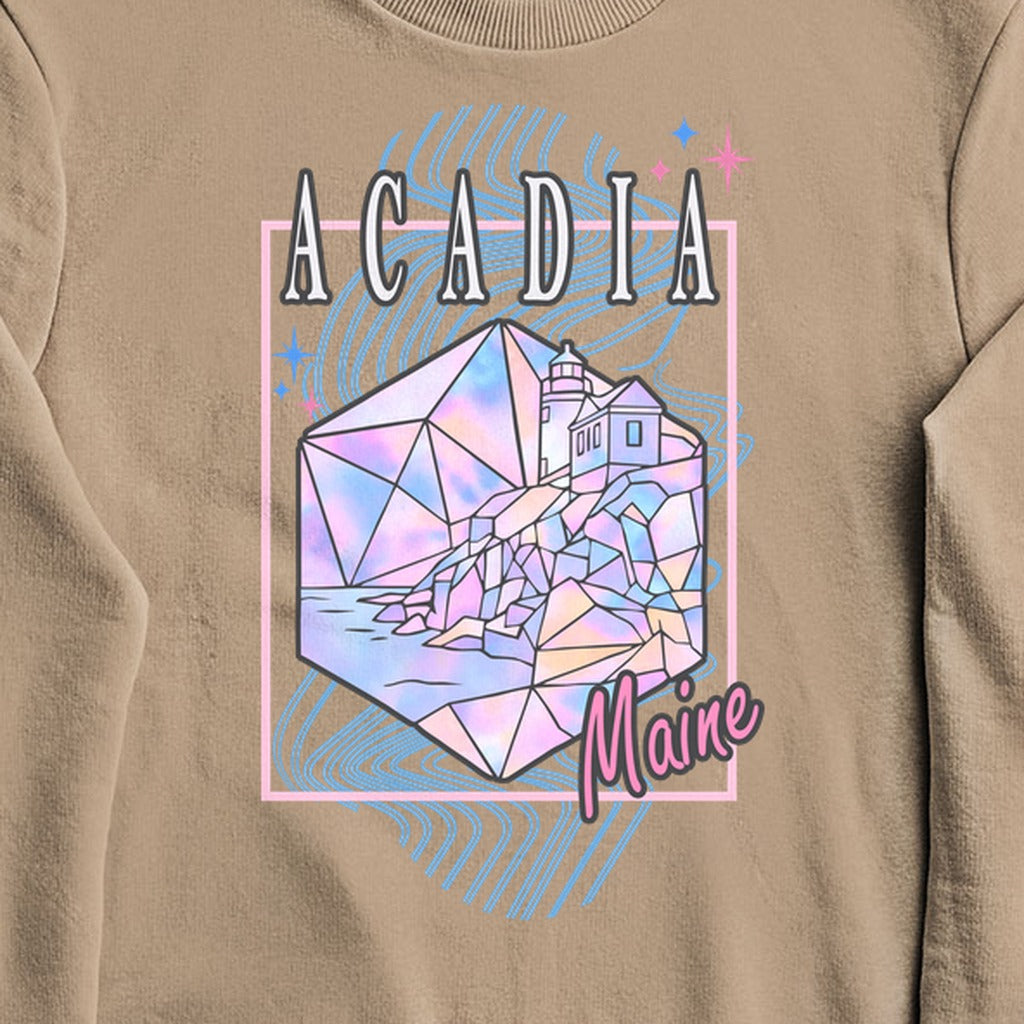 Acadia Retro 80's Crewneck Sweatshirt