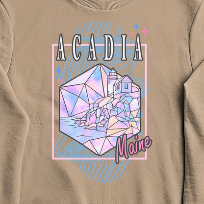 Acadia Retro 80's Crewneck Sweatshirt