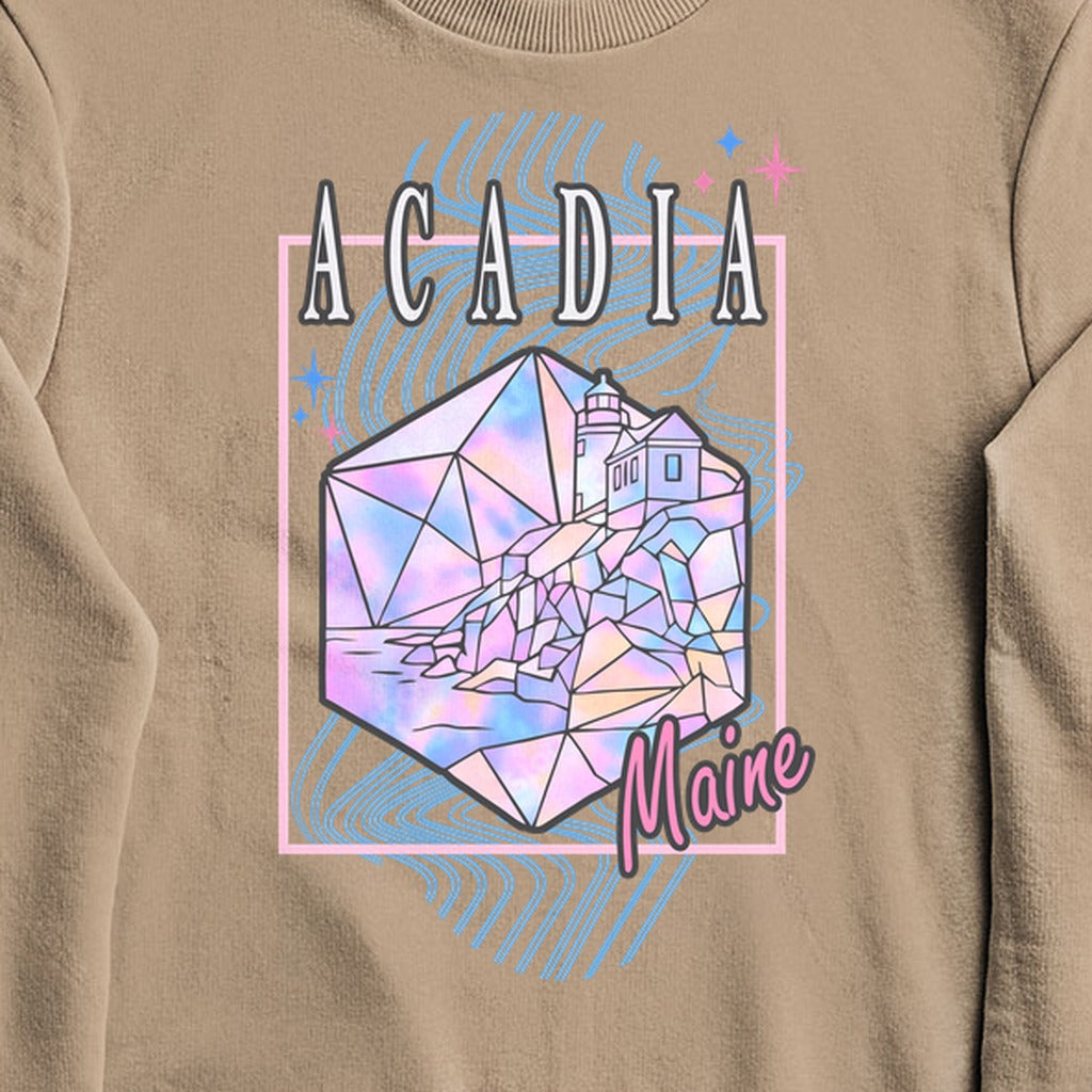 Acadia Retro 80's Crewneck Sweatshirt