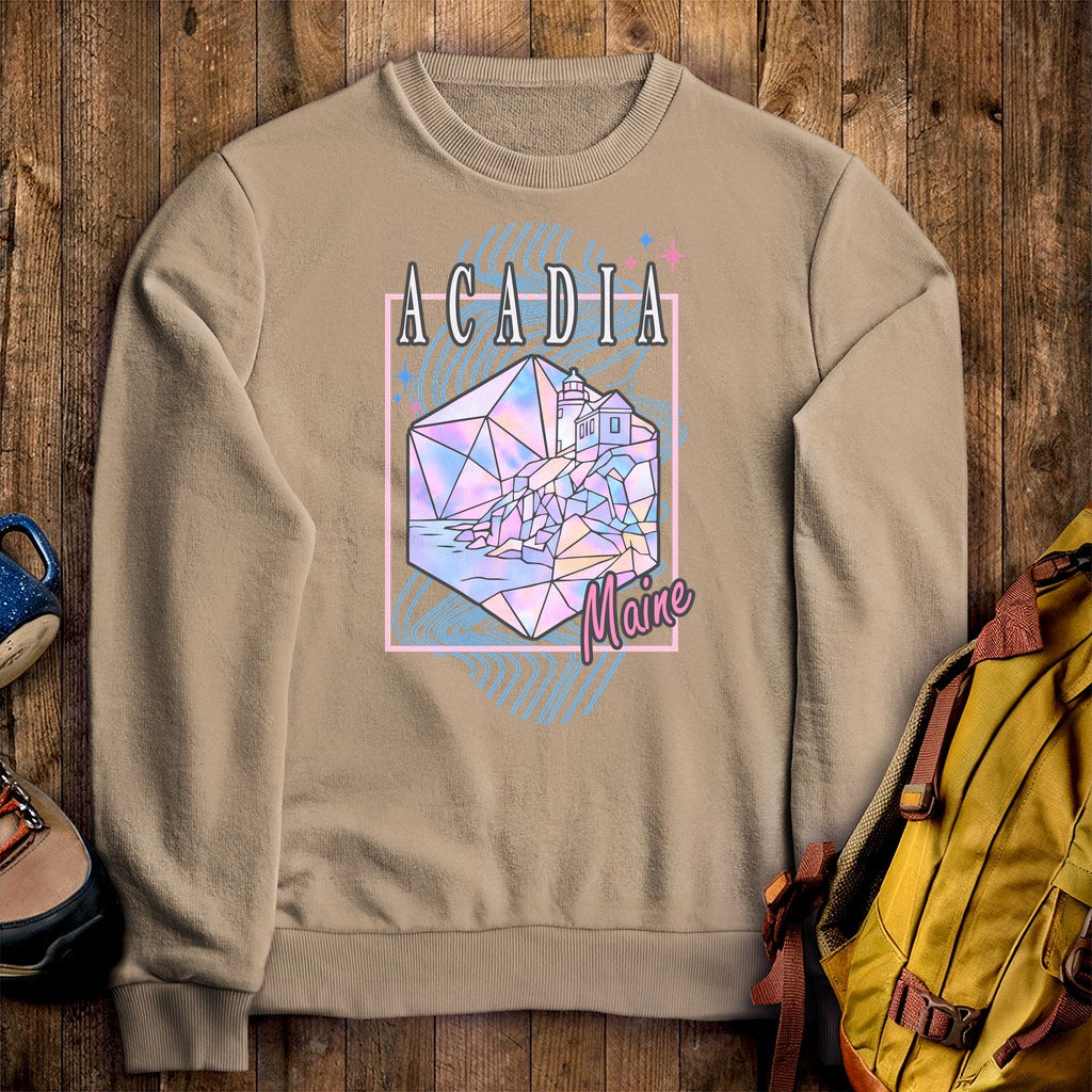 Acadia Retro 80's Crewneck Sweatshirt