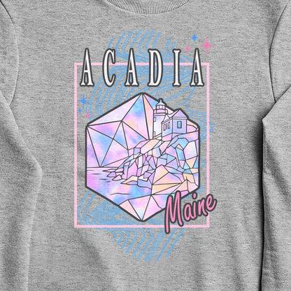 Acadia Retro 80's Crewneck Sweatshirt