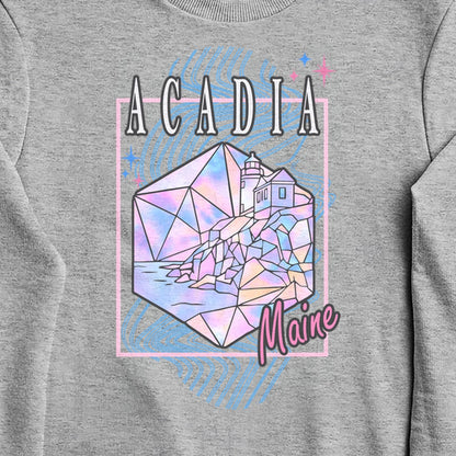 Acadia Retro 80's Crewneck Sweatshirt