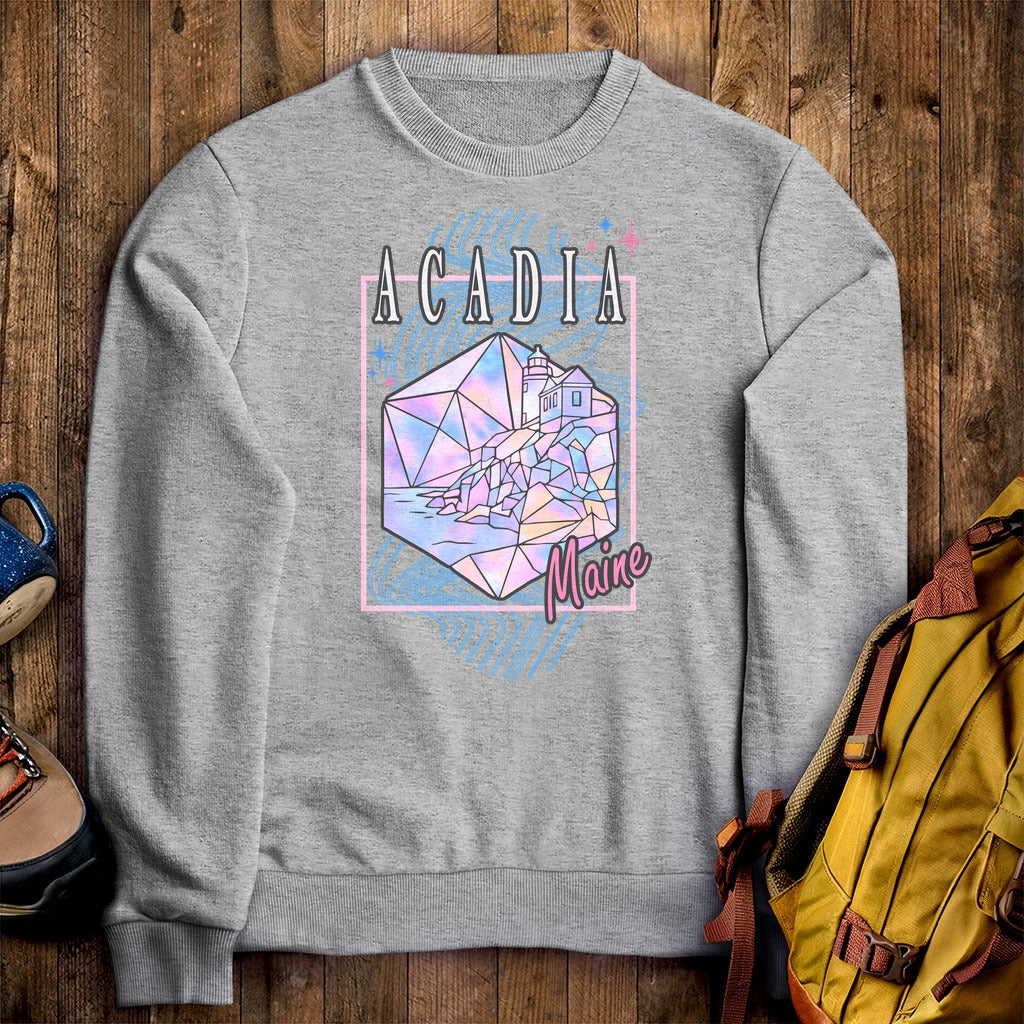 Acadia Retro 80's Crewneck Sweatshirt