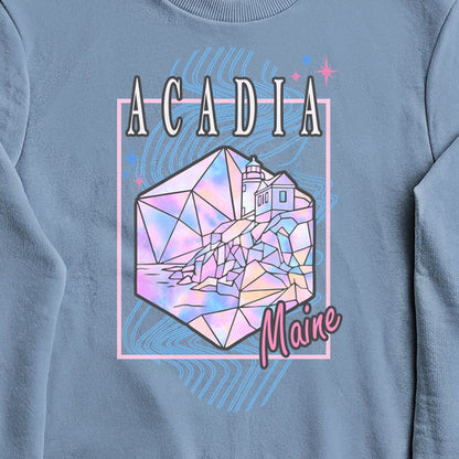 Acadia Retro 80's Crewneck Sweatshirt