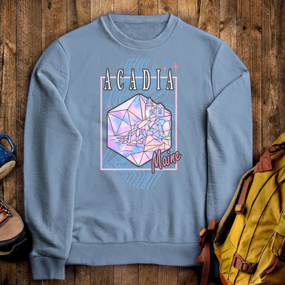 Acadia Retro 80's Crewneck Sweatshirt