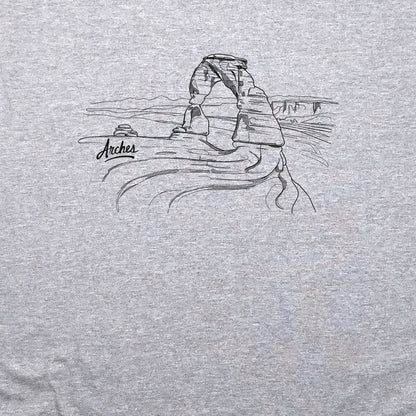 Arches Line Drawing Crewneck Sweatshirt