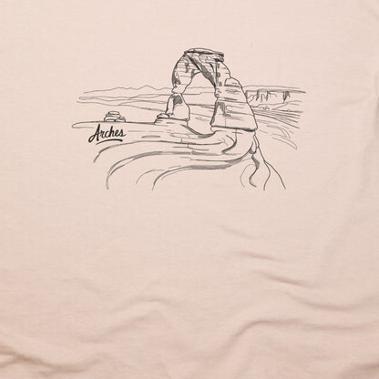 Arches Line Drawing T-Shirt
