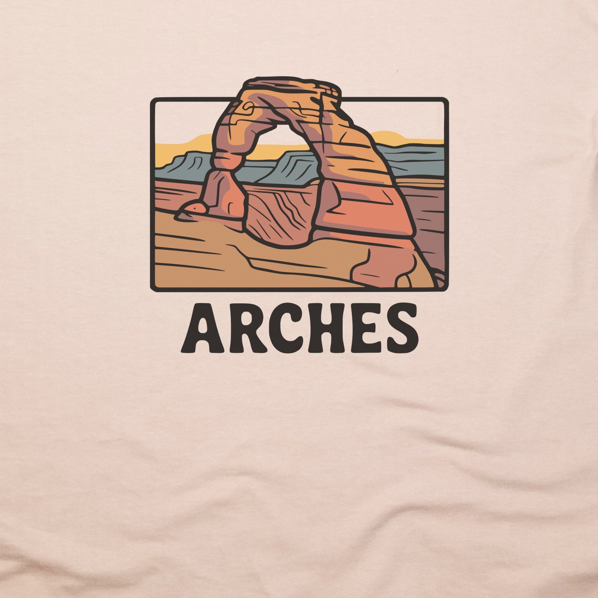 Arches National Park T-Shirt Adventure and Outdoors Themed T-Shirt
