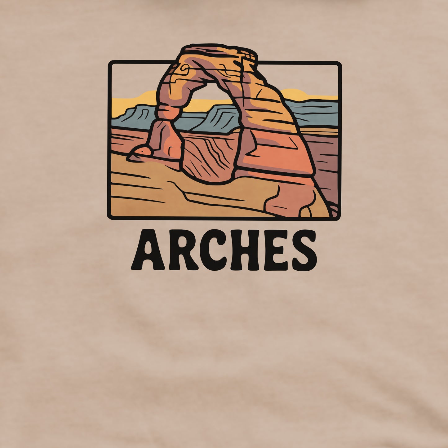 Arches National Park Crewneck Sweatshirt Adventure and Outdoors Themed Sweatshirt