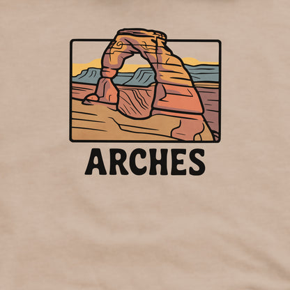 Arches National Park Crewneck Sweatshirt Adventure and Outdoors Themed Sweatshirt