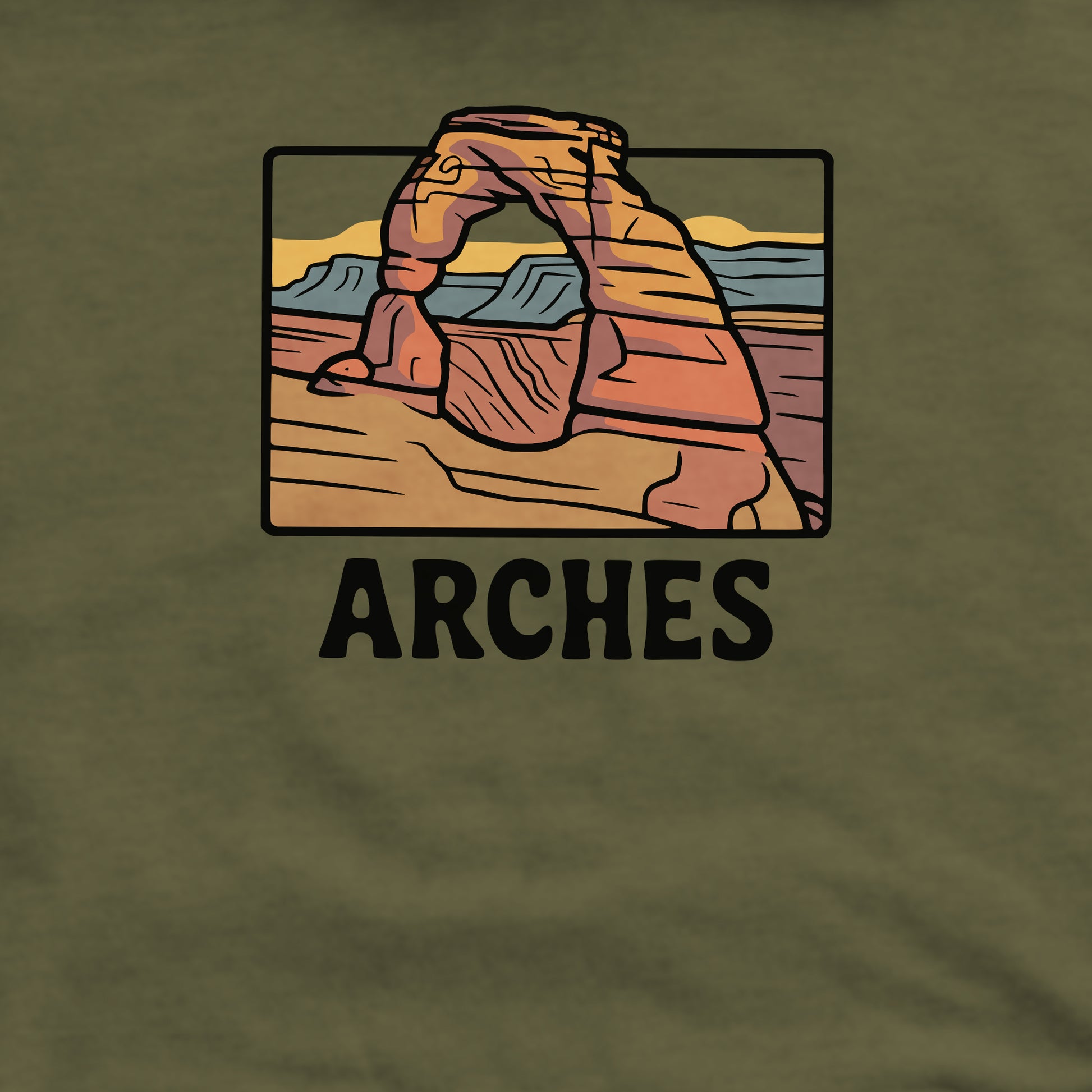 Arches National Park Crewneck Sweatshirt Adventure and Outdoors Themed Sweatshirt