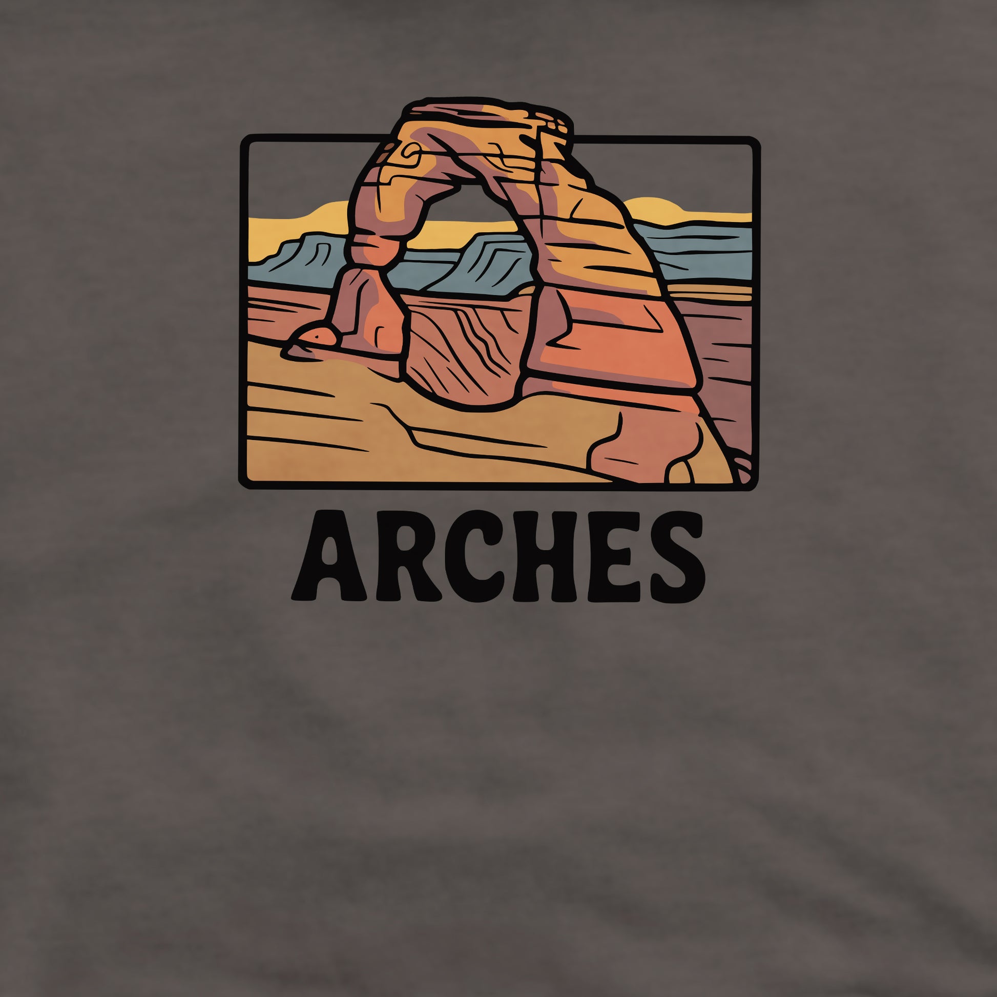 Arches National Park Crewneck Sweatshirt Adventure and Outdoors Themed Sweatshirt
