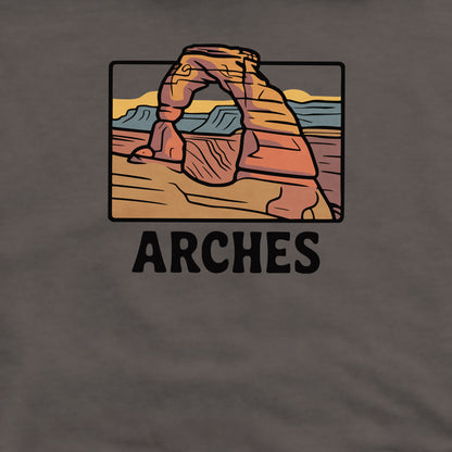 Arches National Park Crewneck Sweatshirt Adventure and Outdoors Themed Sweatshirt