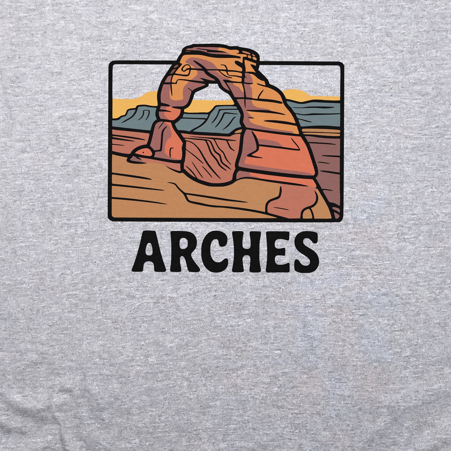 Arches National Park Crewneck Sweatshirt Adventure and Outdoors Themed Sweatshirt