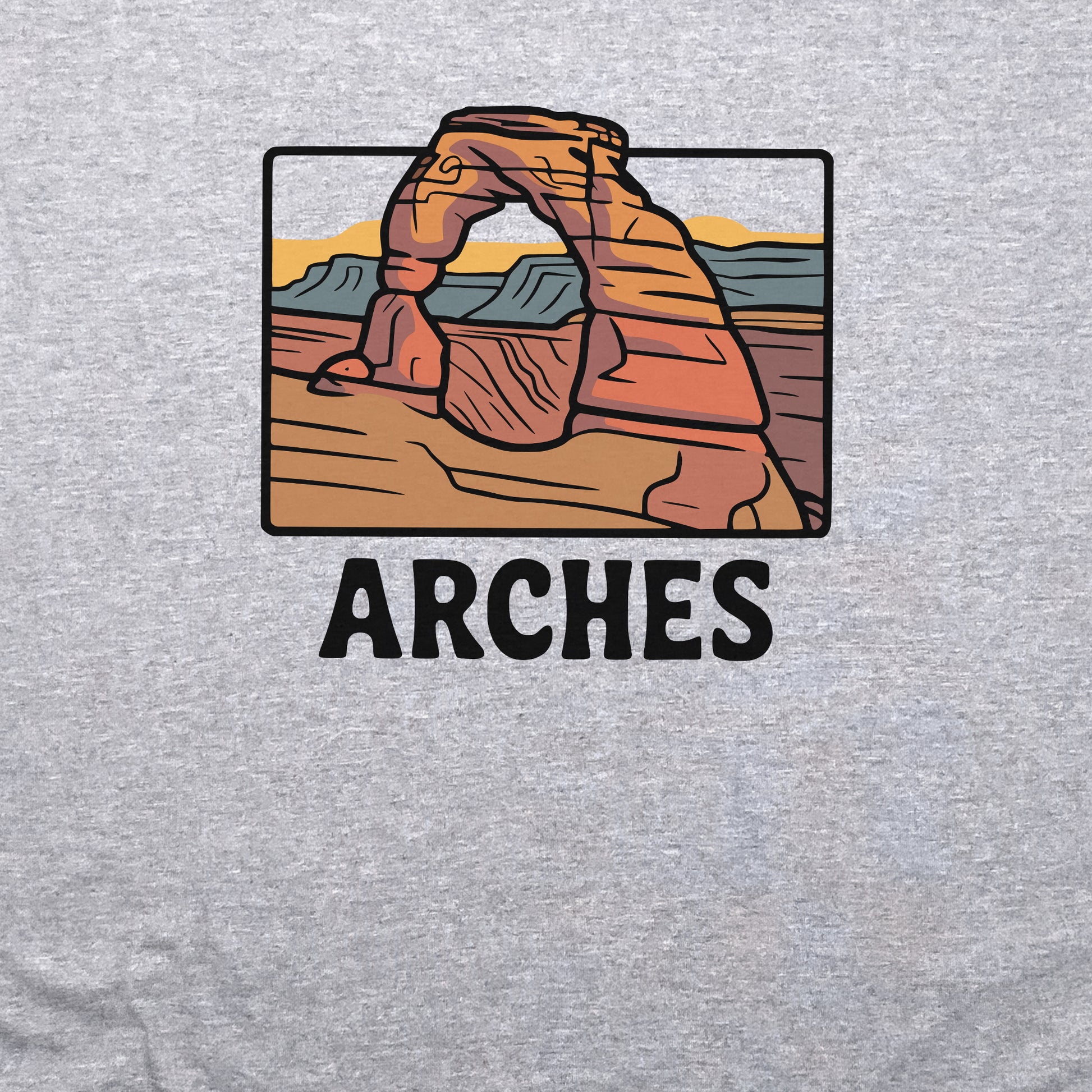 Arches National Park Crewneck Sweatshirt Adventure and Outdoors Themed Sweatshirt