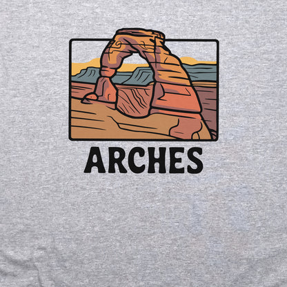 Arches National Park Crewneck Sweatshirt Adventure and Outdoors Themed Sweatshirt