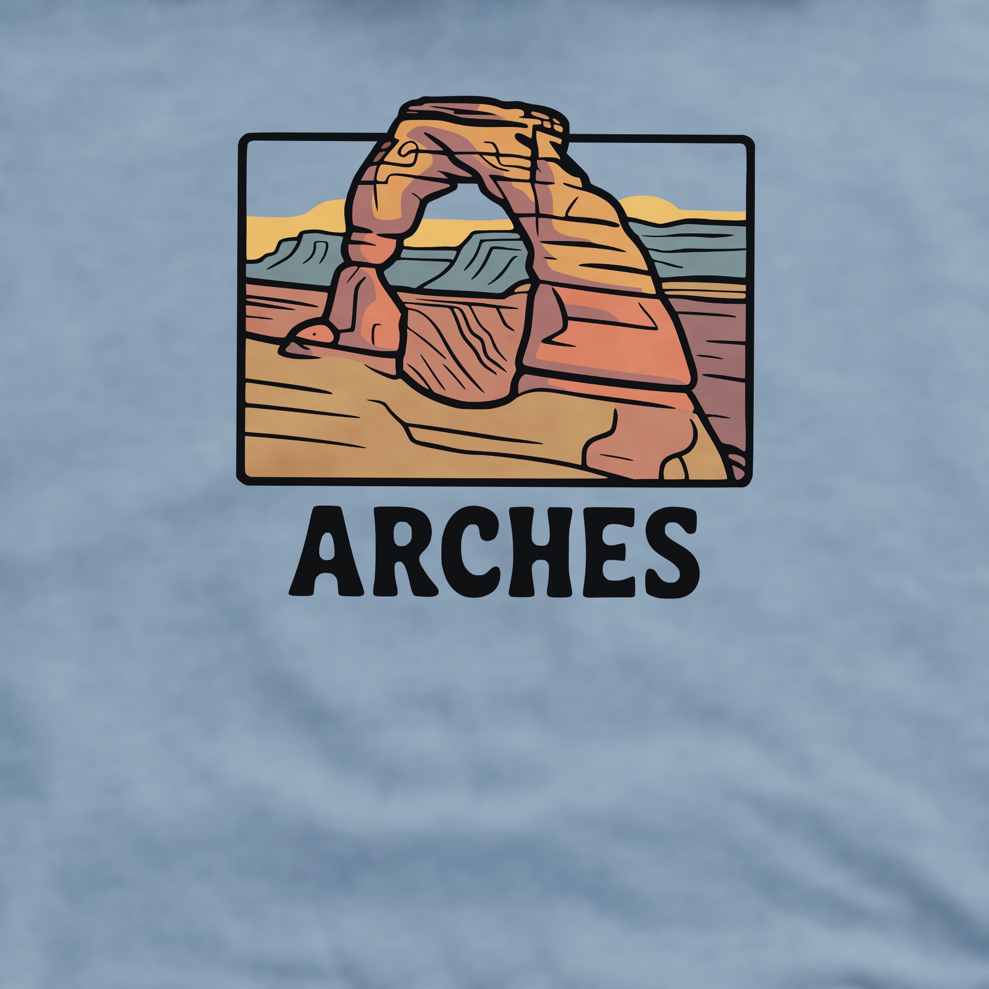 Arches National Park Crewneck Sweatshirt Adventure and Outdoors Themed Sweatshirt