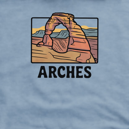 Arches National Park Crewneck Sweatshirt Adventure and Outdoors Themed Sweatshirt