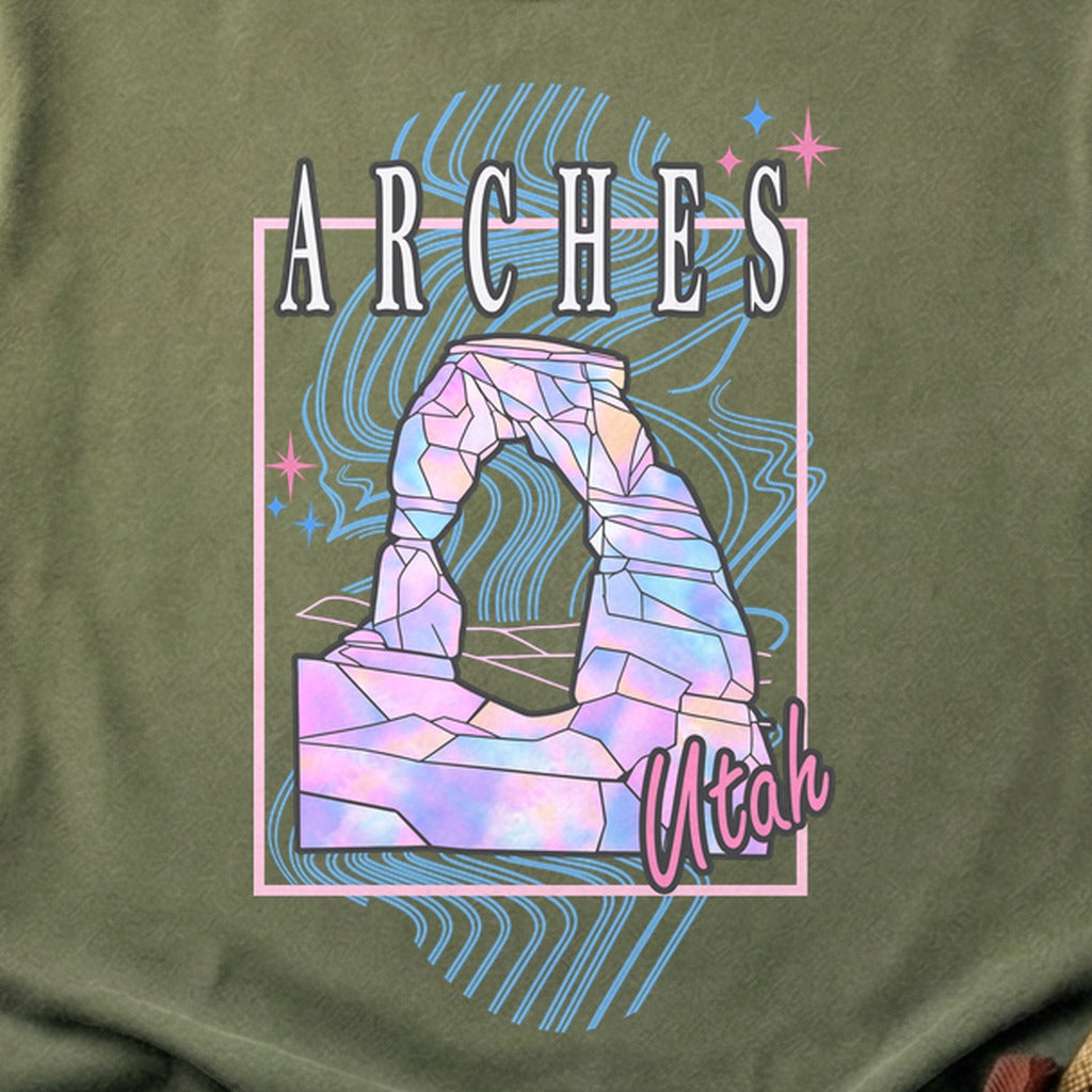 Arches Retro 80's Cotton T-Shirt