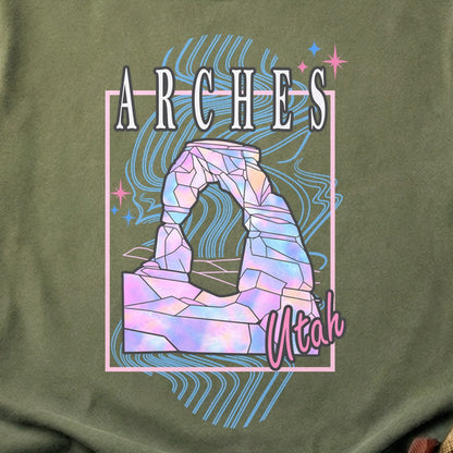 Arches Retro 80's Cotton T-Shirt