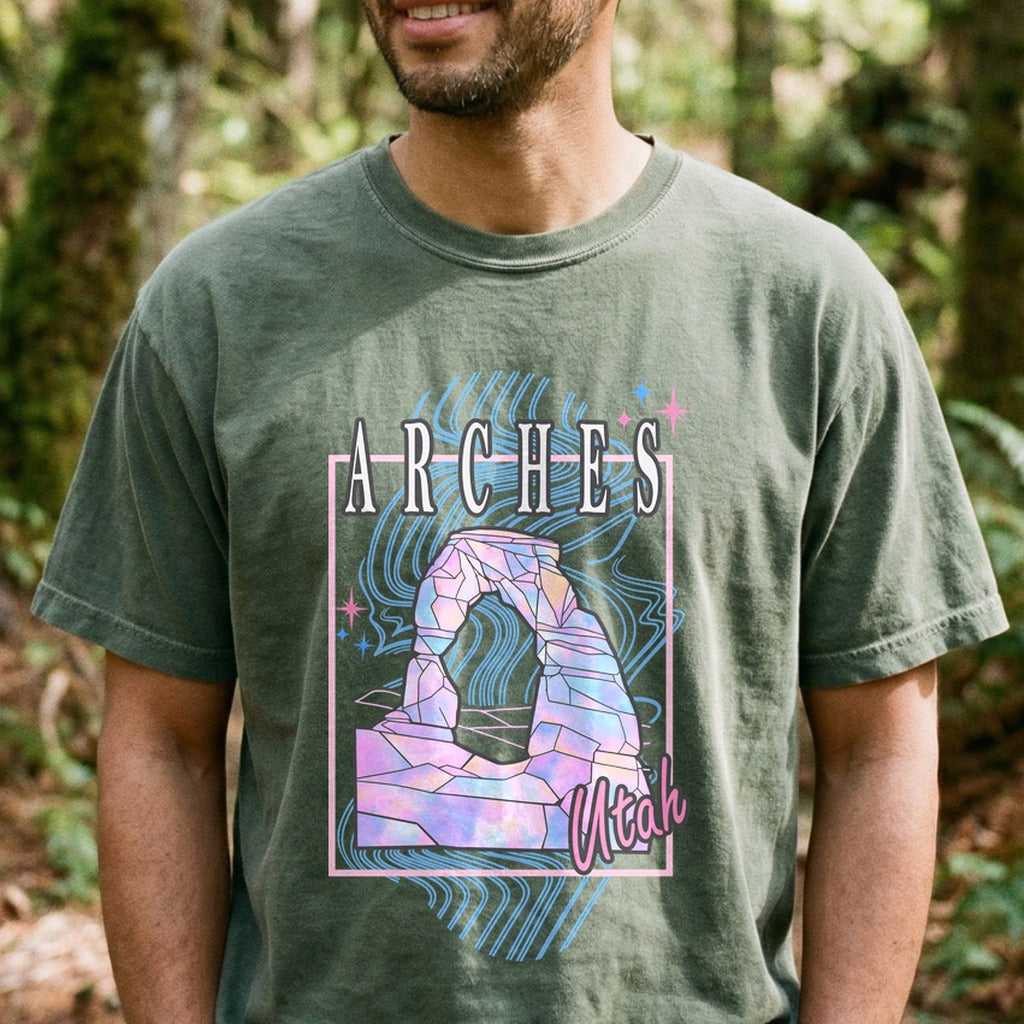 Arches Retro 80's Cotton T-Shirt