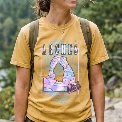 Arches Retro 80's Cotton T-Shirt
