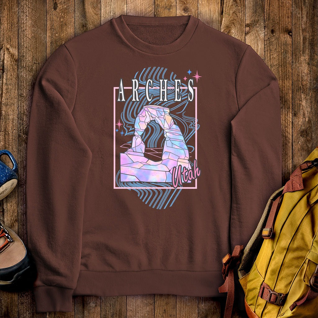 Arches Retro 80's Crewneck Sweatshirt