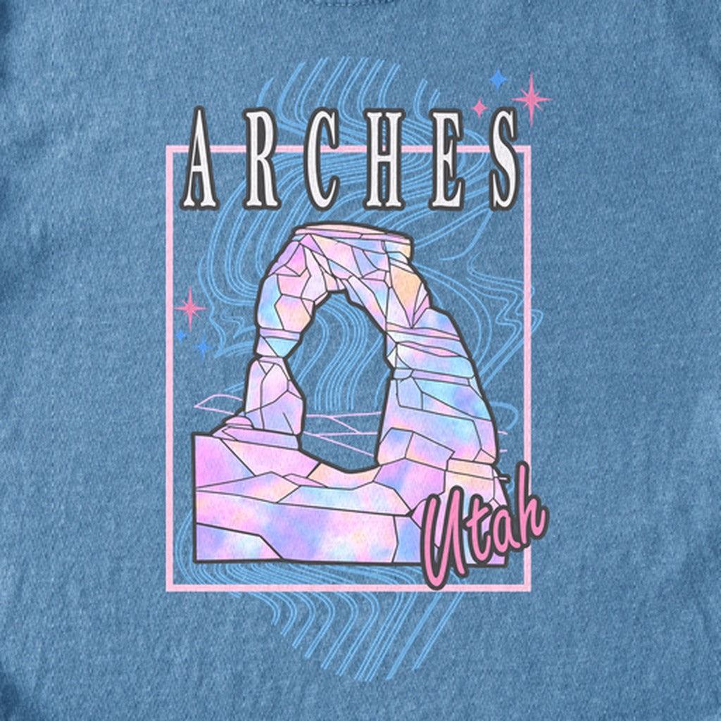 Arches Retro 80's Kids Cotton T-Shirt