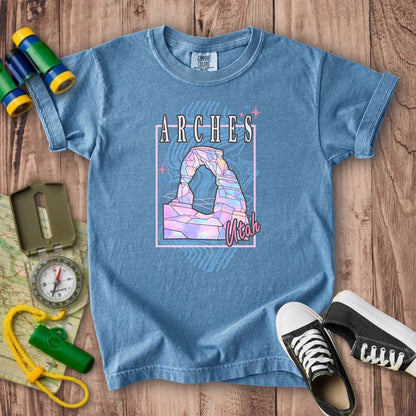 Arches Retro 80's Kids Cotton T-Shirt