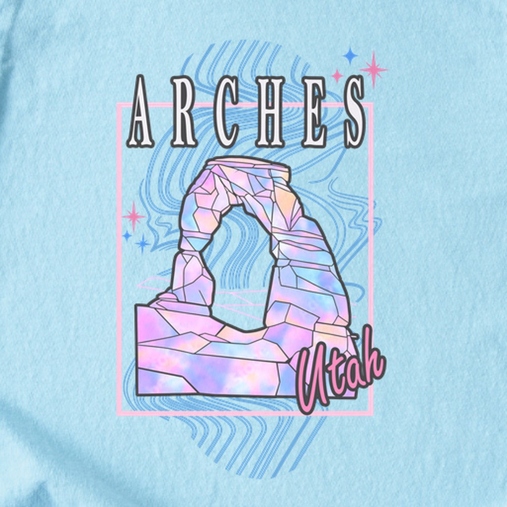 Arches Retro 80's Kids Cotton T-Shirt