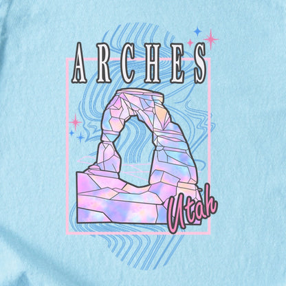 Arches Retro 80's Kids Cotton T-Shirt