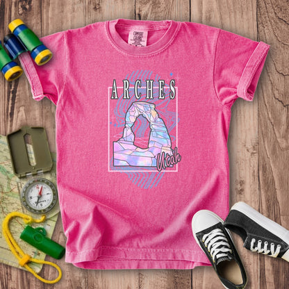 Arches Retro 80's Kids Cotton T-Shirt