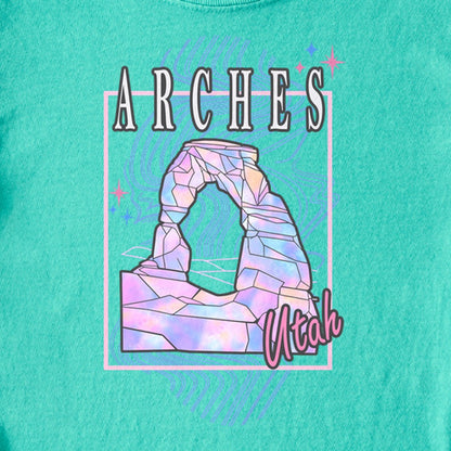 Arches Retro 80's Kids Cotton T-Shirt