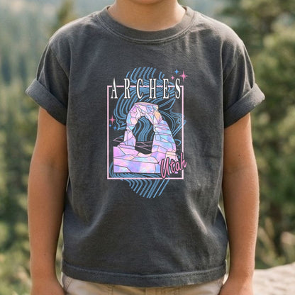Arches Retro 80's Kids Cotton T-Shirt