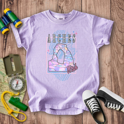 Arches Retro 80's Kids Cotton T-Shirt