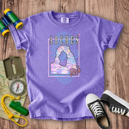 Arches Retro 80's Kids Cotton T-Shirt