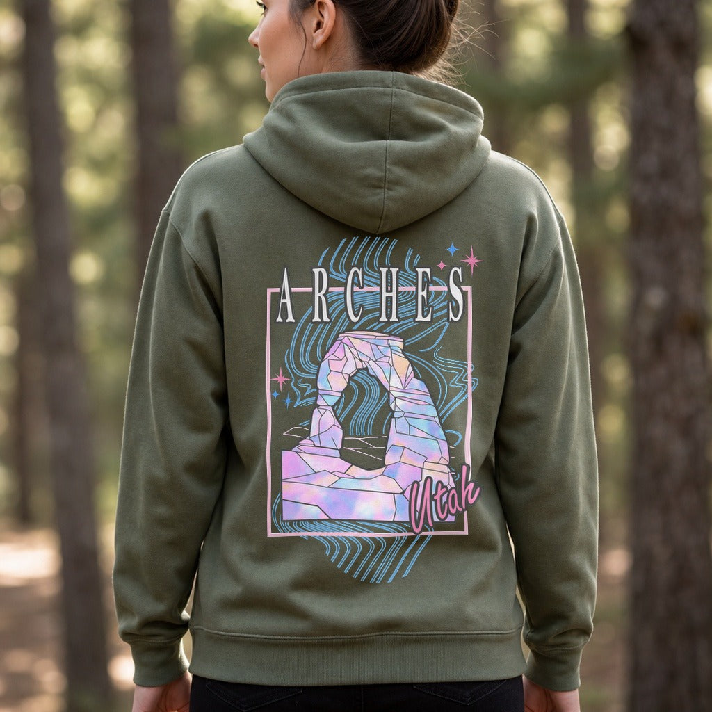 Arches Retro 80's Hoodie