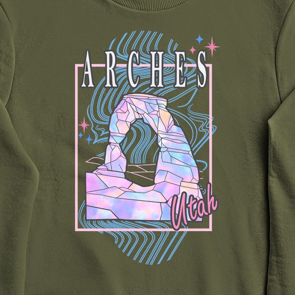 Arches Retro 80's Crewneck Sweatshirt
