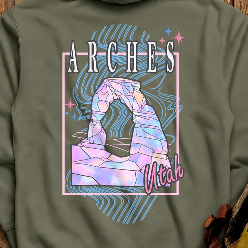 Arches Retro 80's Hoodie