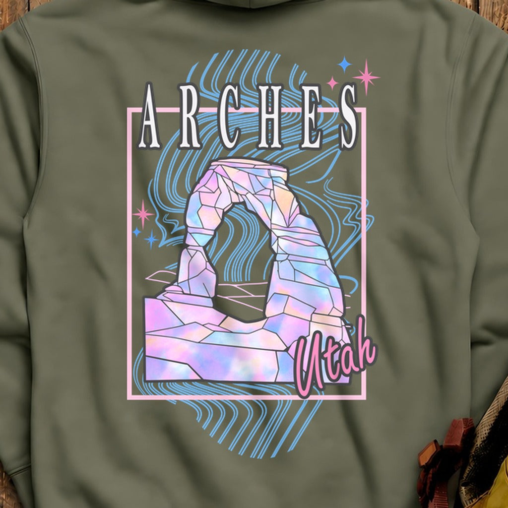 Arches Retro 80's Hoodie