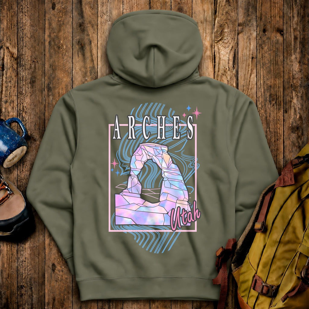 Arches Retro 80's Hoodie