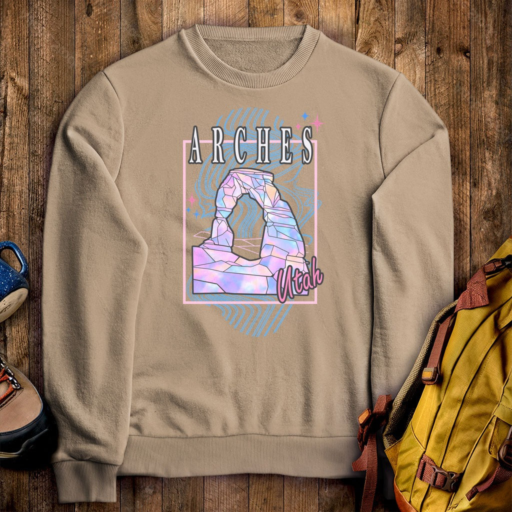 Arches Retro 80's Crewneck Sweatshirt