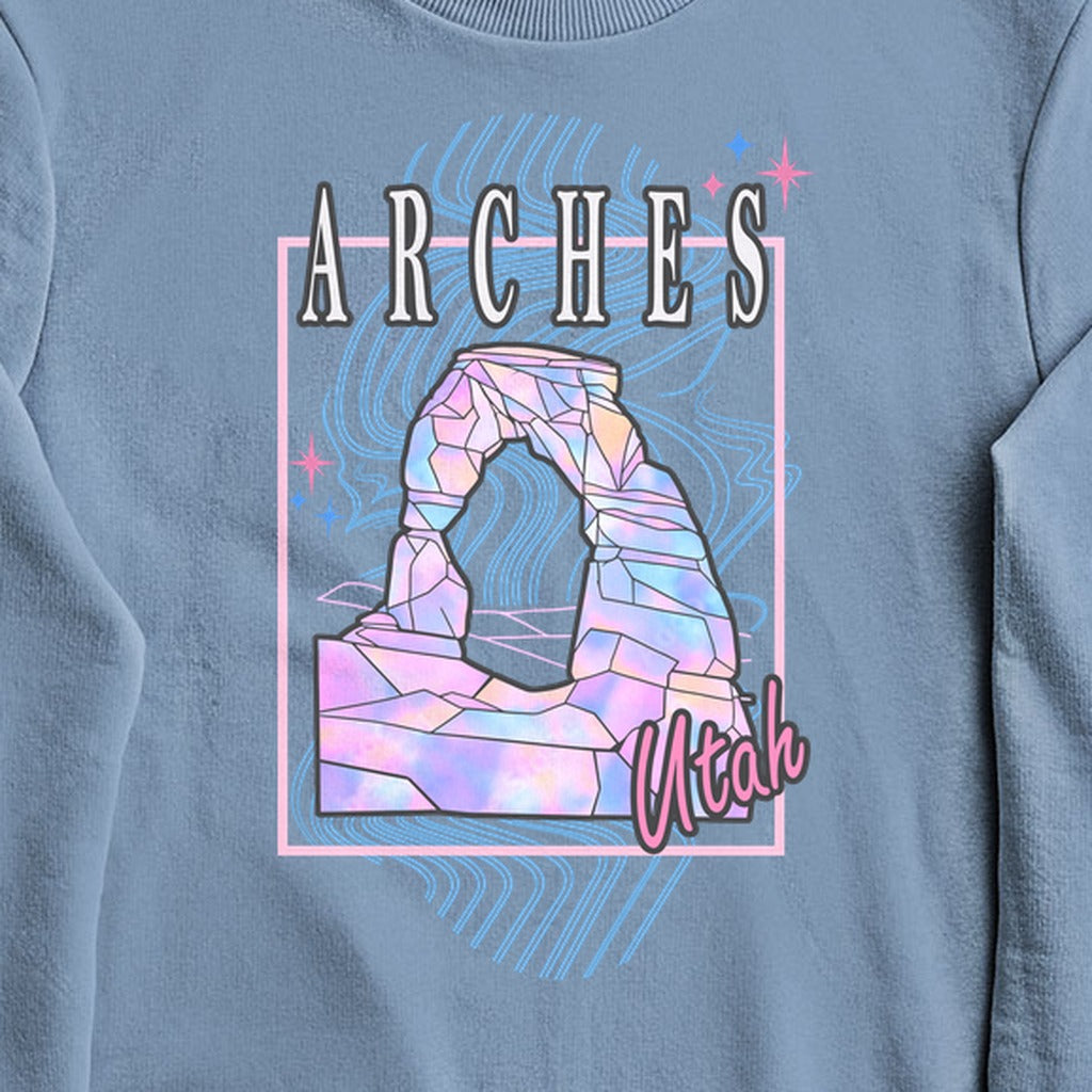 Arches Retro 80's Crewneck Sweatshirt